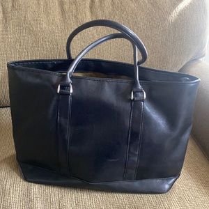 LL Bean Town and Fiel Leather Tote